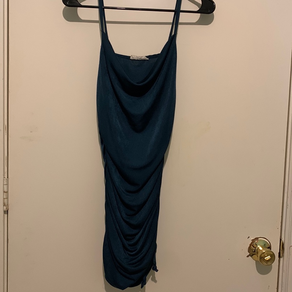 Stretchy Dark Green Dress
